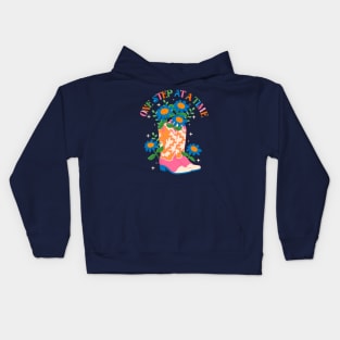 One Step At A Time Kids Hoodie